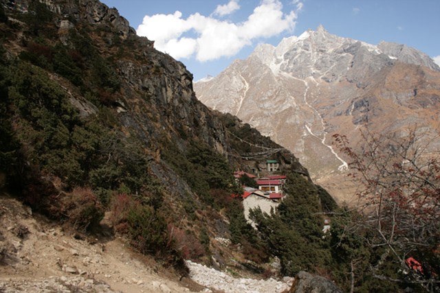 Rinpoche's Gompa (school) in the Himalayas - JAN REYNOLDS