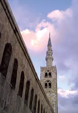 The Minaret of Jesus at the Umayyad Mosque in Damascus - DEBORAH HARTE FELMETH