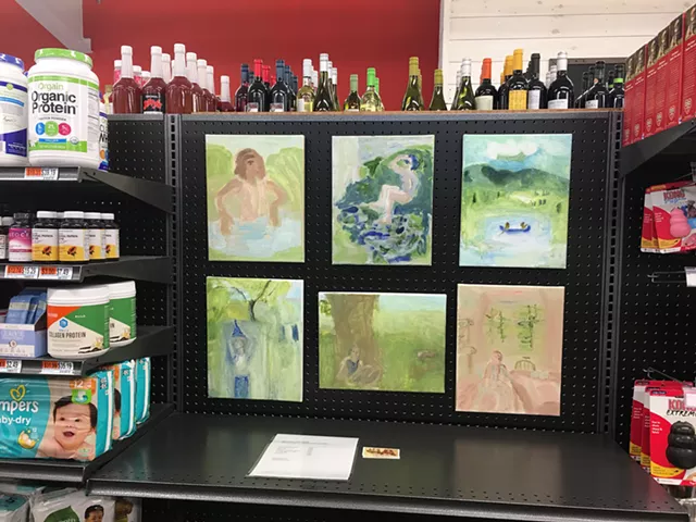 Bromirski Hall art space at Jake's ONE Market - PAMELA POLSTON
