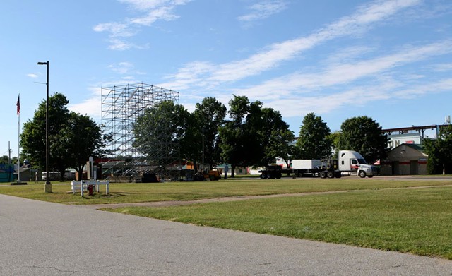 Higher Ground's new stage at the Champlain Valley Exposition - COURTESY OF MIKE NOSEK