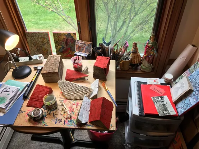 Wylie Garcia's studio - COURTESY PHOTO