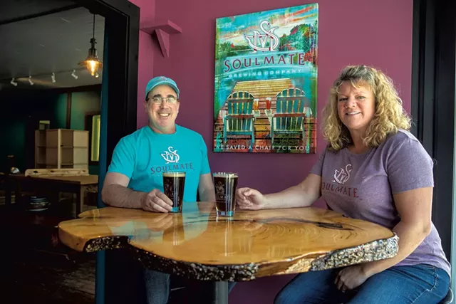 Jonathan and Carol Mogor of Soulmate Brewing - JAMES BUCK