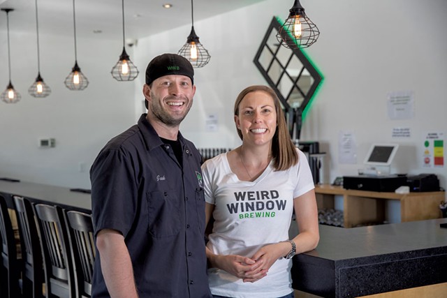 Jack and Emily Droppa of Weird Window Brewing - JAMES BUCK