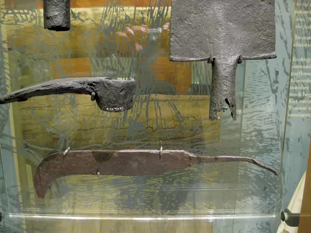 Tools used to build Mount Independence - COURTESY OF MOUNT INDEPENDENCE STATE HISTORIC SITE