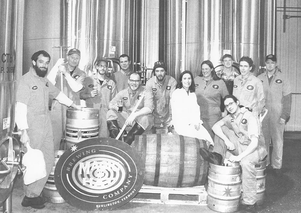 Magic Hat brew staff in the early 2000s - COURTESY