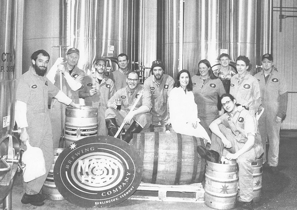 Magic Hat brew staff in the early 2000s - COURTESY