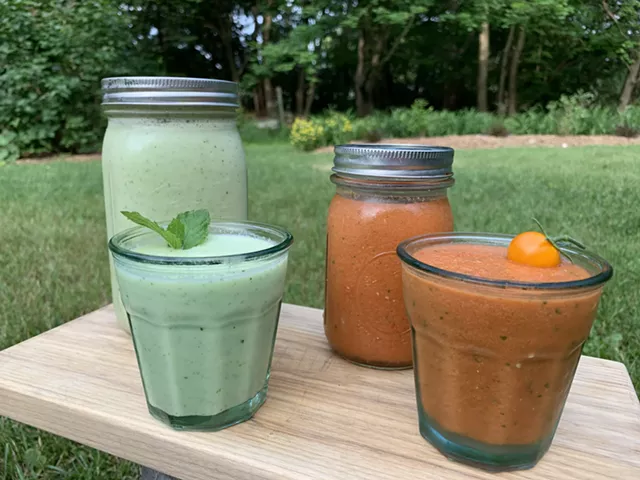 Blender soups: cucumber-yogurt and gazpacho - MELISSA PASANEN