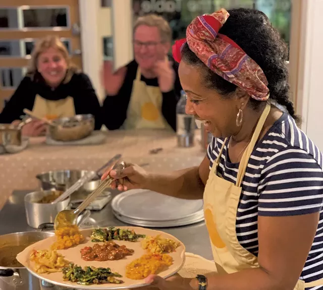 Alganesh Michael of A Taste of Abyssinia - COURTESY OF RICHMOND COMMUNITY KITCHEN
