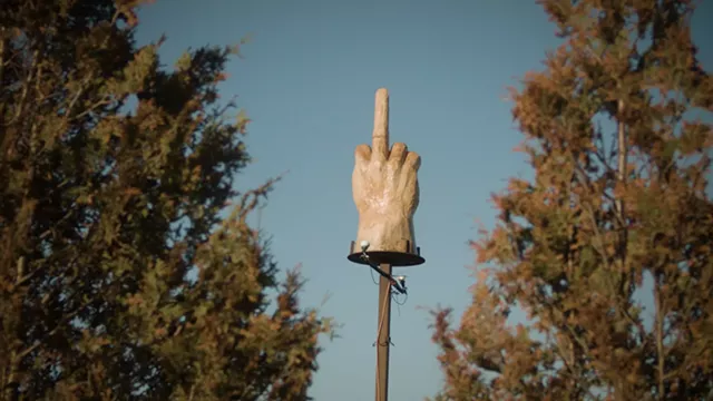 Ted Pelkey's 700-pound sculpture - COURTESY OF GARRET HARKAWIK