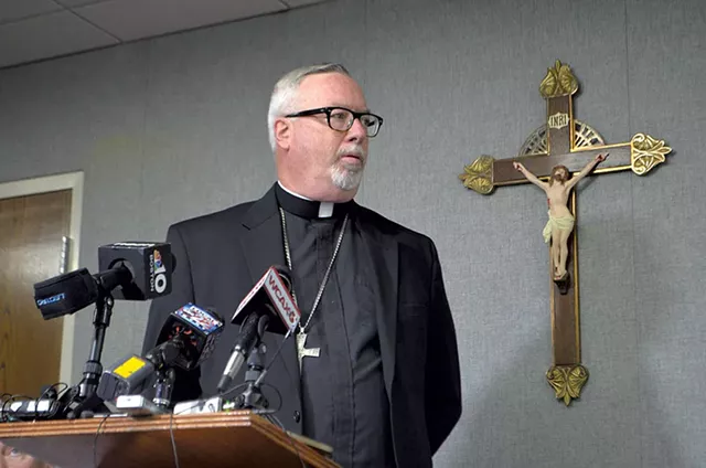 Bishop Christopher Coyne. - FILE: SASHA GOLDSTEIN ©️ SEVEN DAYS