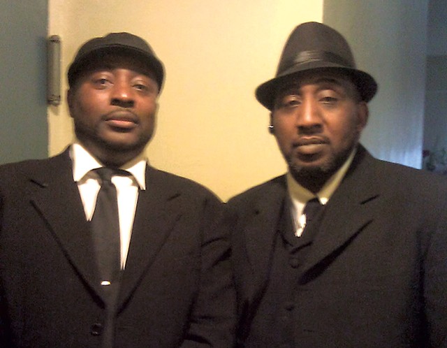 Gilbert Johnson (left) and his late brother, Kenneth Johnson - COURTESY OF GILBERT JOHNSON