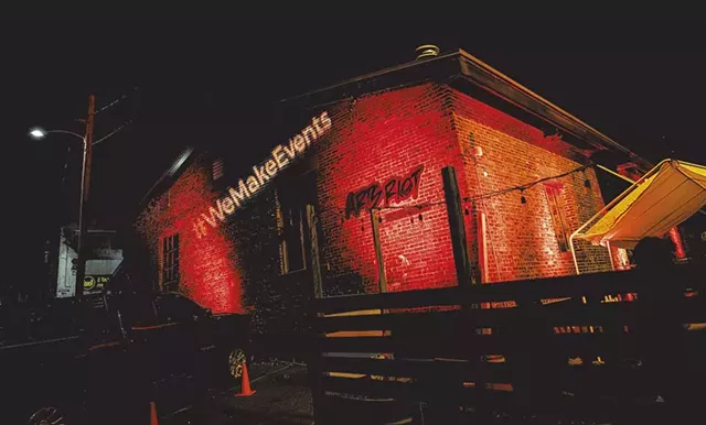 ArtsRiot lit up for the We Make Events initiative - LUKE AWTRY