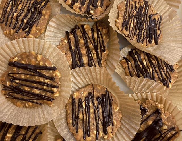 Salted-maple peanut patties from Sweet Seasons Farm - MARGARET GRAYSON ©️ SEVEN DAYS