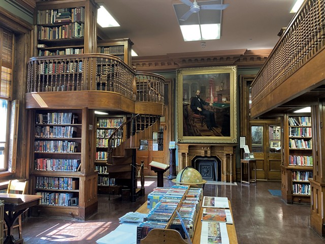 The St. Johnsbury Athenaeum library - MARGARET GRAYSON ©️ SEVEN DAYS