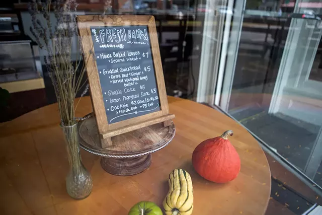 The front window at C'est Ça - JAMES BUCK