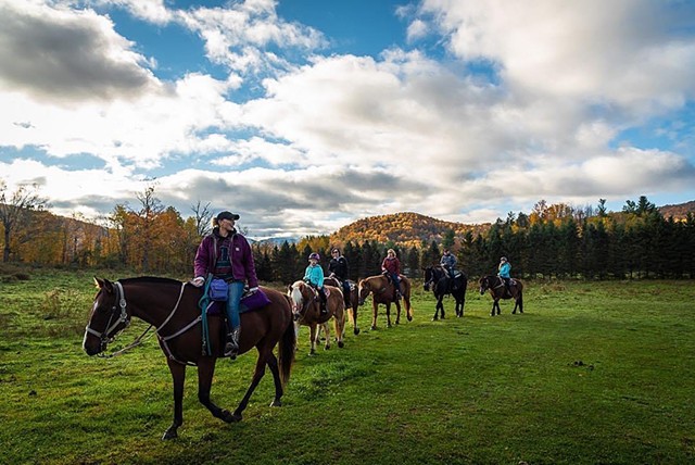 Horseback rides through the seasons with Lajoie Stables - BRIAN DEWYEA