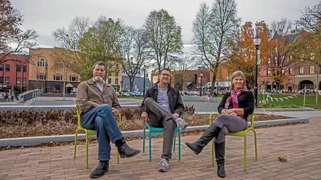 From left: Keith Wagner, Jeff Hodgson and Amy Houghton - LUKE AWTRY