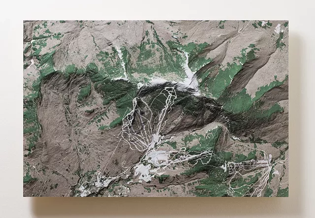 The Mount Mansfield map - COURTESY OF RAMBLE MAPS