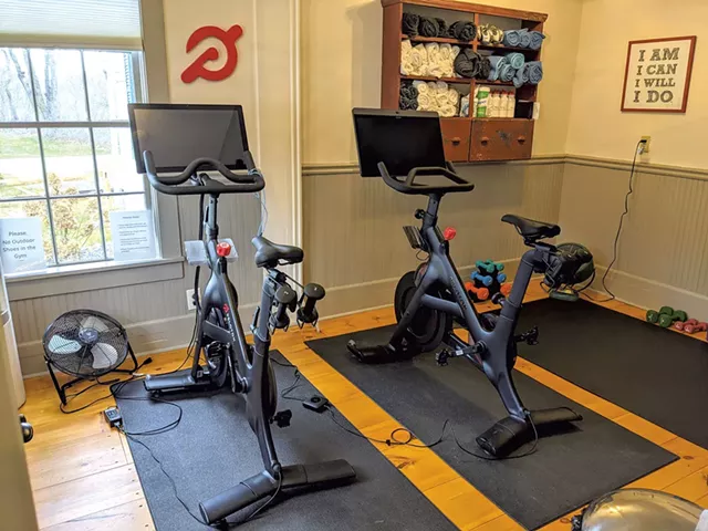 Workout space - COURTESY OF ROCKWELL'S RETREAT