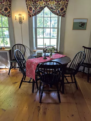 Dining area in the tavern - COURTESY OF ROCKWELL'S RETREAT