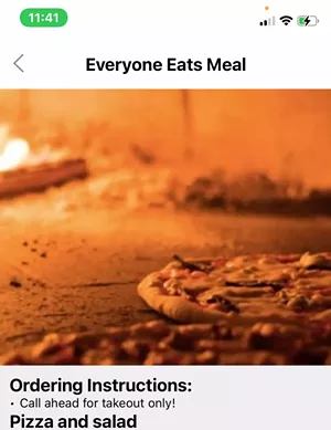 A screenshot from the app - COURTESY