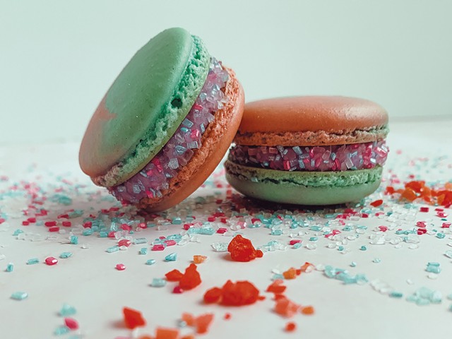 Fairy Floss macarons from Small Oven Pastries - COURTESY OF SMALL OVEN PASTRIES