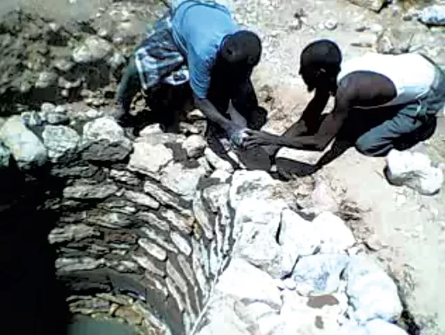 Building a well in the Dar Yalle village - COURTESY OF BÖSWELLNESS