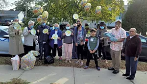 Drive-by baby shower in Winooski - COURTESY OF SHARAN DEEP