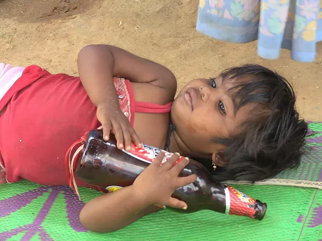 A still from "The Tent Village"