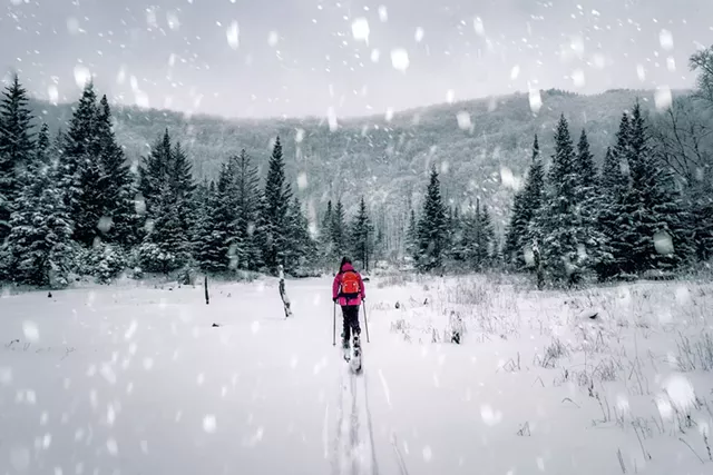 Backcountry skiing at Bolton Valley - RYAN SMITH