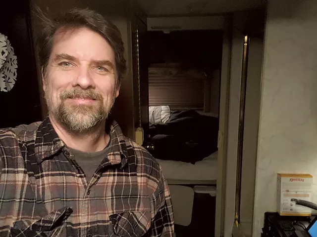 Kevin McCallum in the RV - KEVIN MCCALLUM ©️ SEVEN DAYS