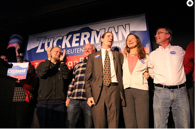 Sen. David Zuckerman kicked off his campaign for lieutenant governor last fall. - SEVEN DAYS FILE PHOTO