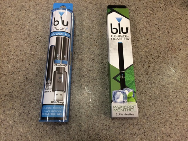 E-cigarettes available in a Montpelier convenience store - NANCY REMSEN