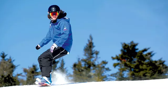 Alison Pariseau, snowboard instructor - JEB WALLACE-BRODEUR