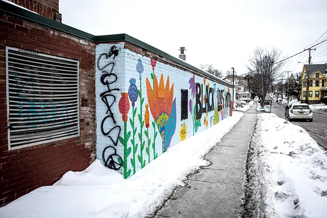 Black Lives Matter mural on South Union Street - LUKE AWTRY