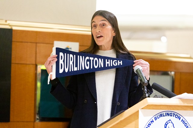 Burlington School Board chair Clare Wool - CAT CUTILLO