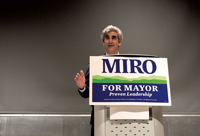 Mayor Miro Weinberger - FILE: LUKE AWTRY