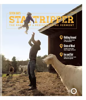 Lucas Farrell with daughter Maisie at Big Picture Farm in Townshend - LOUISA CONRAD | KIRSTEN THOMPSON