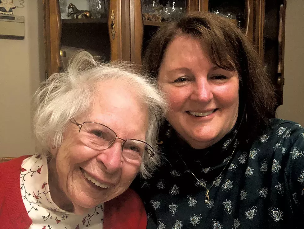Beverly Peters (left) and Pam Reith before the pandemic - COURTESY OF PAM REITH