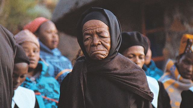 MOTHER COURAGE The late Twala plays a matriarch resisting the destruction of her way of life in a landmark film from Lesotho. - COURTESY OF DEKANALOG