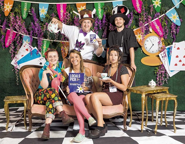 Staff from Burlington's Friendly Toast at the Alice in Wonderland-themed Daysies party in 2019 - FILE: OLIVER PARINI