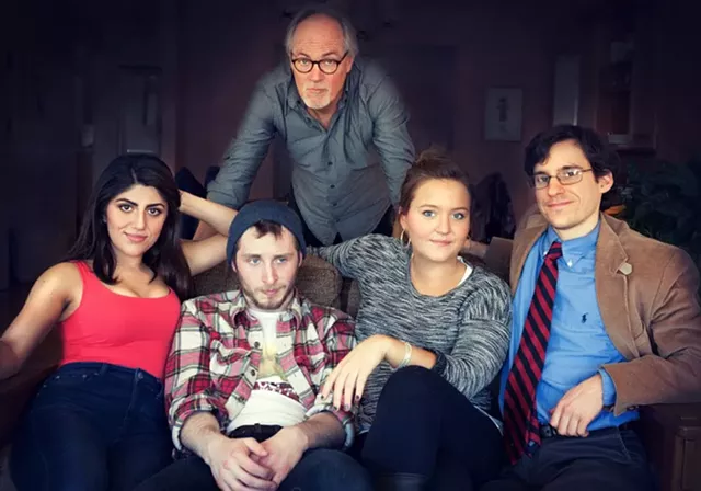 Standing: Roy Cutler; seated, from left: Aryana Sedarati, Sam Cutler, Lida Benson, Jack DesBois