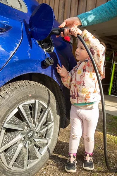 Isla charges up the Hyundai - JAMES BUCK