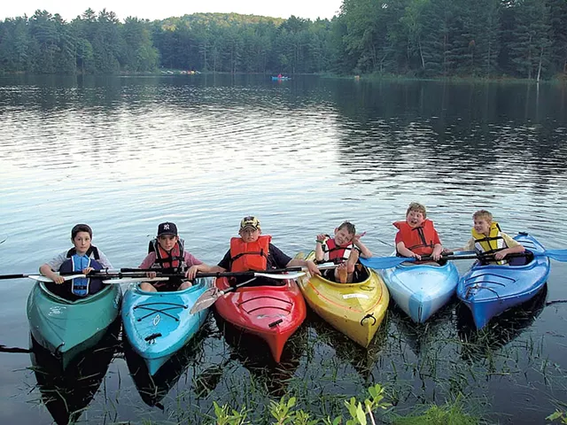 Great River Outfitters kayaks in the Connecticut River - COURTESY OF GREAT RIVER OUTFITTERS