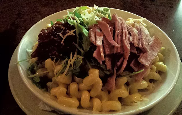 Ham-and-tomato-jam mac at Bar Antidote - MELISSA HASKIN