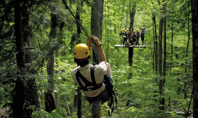 The Zip Line Canopy Tour at Arbortrek Canopy Adventures - COURTESY OF ARBORTREK CANOPY ADVENTURES