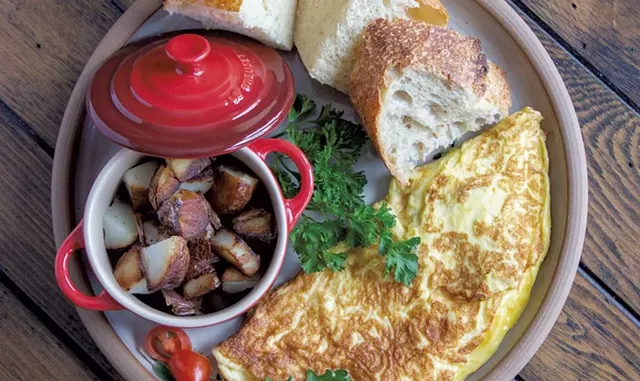 A breakfast omelette with potatoes - COURTESY OF JENNA RICE