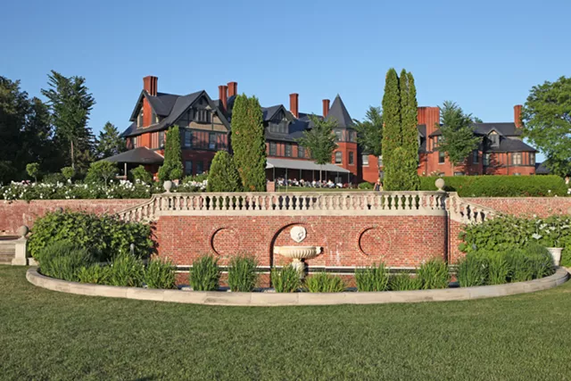 Inn at Shelburne Farms gardens and restaurant guests during a past season - COURTESY MARSHALL WEBB