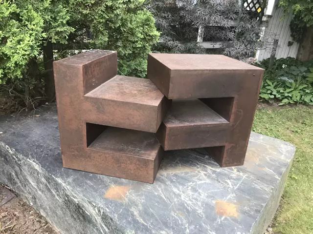 Kate Pond sculpture at the Henry Sheldon Museum in Middlebury - SALLY POLLAK ©️ SEVEN DAYS