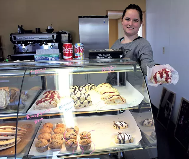 Kelly Gearwar, manager of the new Carol's Hungry Mind Café - ANDREA SUOZZO